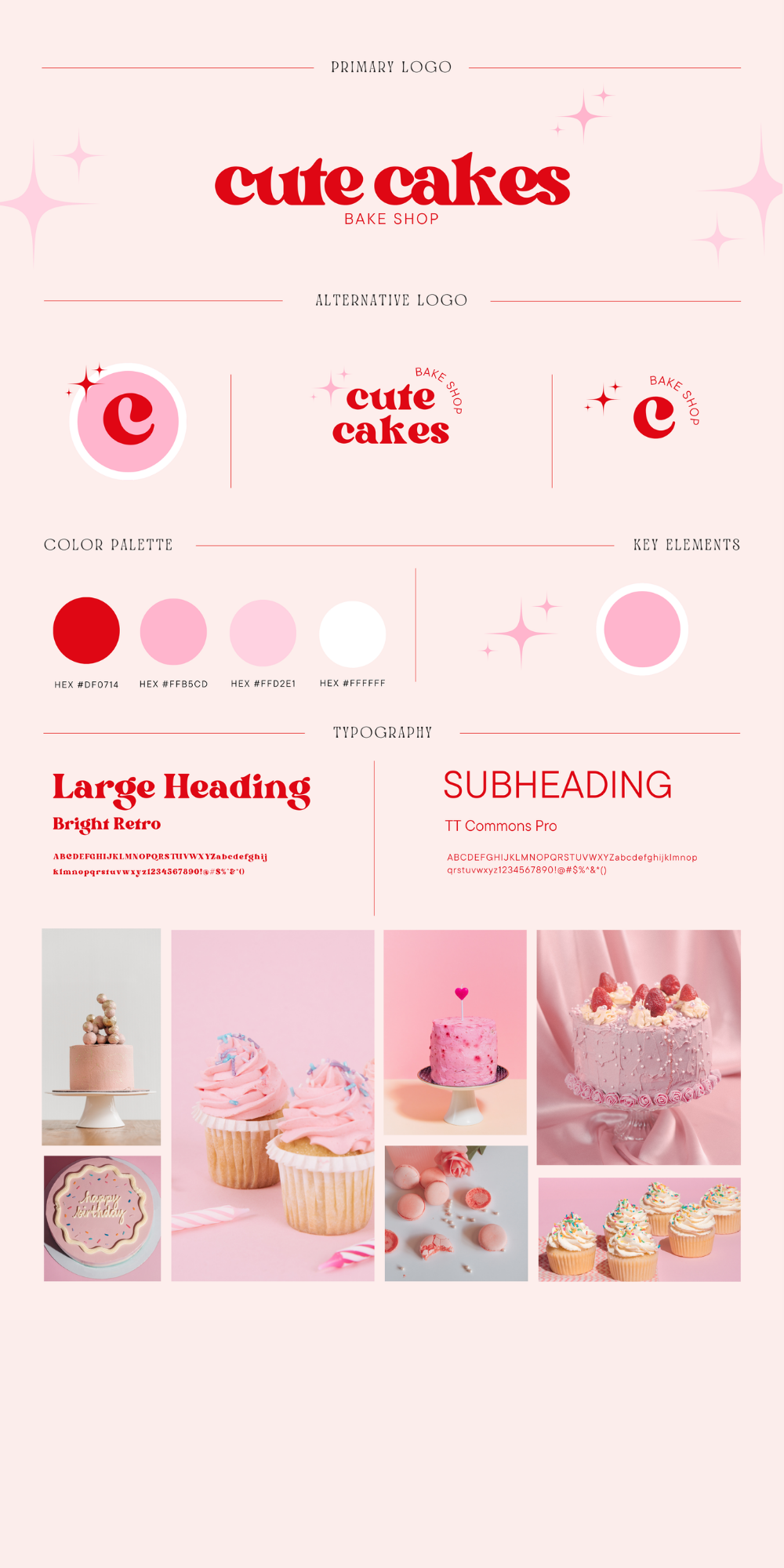 Cute Cakes Branding Projekt